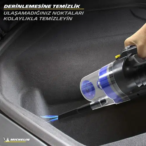 Michelin MC33375 12VOLT/150WATT Araç Süpürgesi + 4 Parça Aksesuar Seti Michelin MC33375 12VOLT/150WATT Araç Süpürgesi + 4 Parça Aksesuar Seti