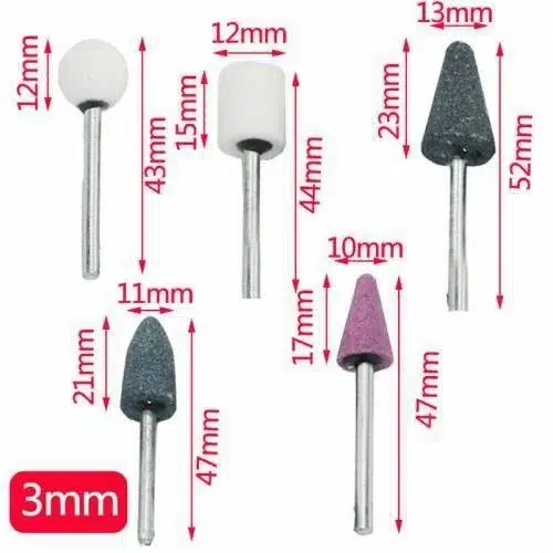 Mini Taş Zımpara Matkap Ucu Seti 10 Parça Mini Taş Zımpara Matkap Ucu Seti 10 Parça