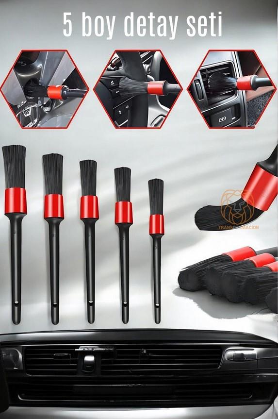 Zhltools 5 Boy Araç Oto Detaylı Temizlik İçin Fırça Seti Zhltools 5 Boy Araç Oto Detaylı Temizlik İçin Fırça Seti