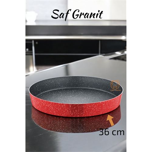 ModaCar Granit Fırın Tepsisi 36 Cm Çap Börek Tepsisi ModaCar Granit Fırın Tepsisi 36 Cm Çap Börek Tepsisi