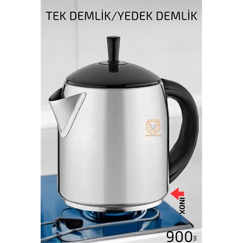ModaCar Inox Demlik 900 Ml Paslanmaz Çelik Semaver Çay Makine Demliği ModaCar Inox Demlik 900 Ml Paslanmaz Çelik Semaver Çay Makine Demliği