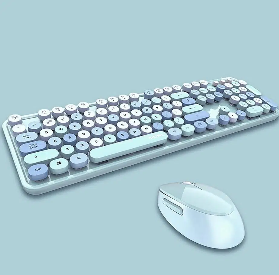 SepeteGelsin Mofii Sweet Mavi Kablosuz Klavye Mause Set