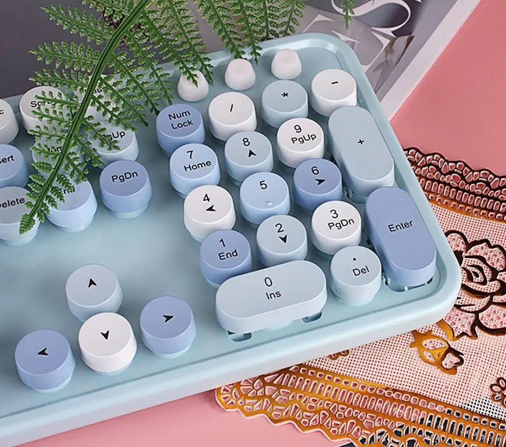 SepeteGelsin Mofii Sweet Mavi Kablosuz Klavye Mause Set SepeteGelsin Mofii Sweet Mavi Kablosuz Klavye Mause Set