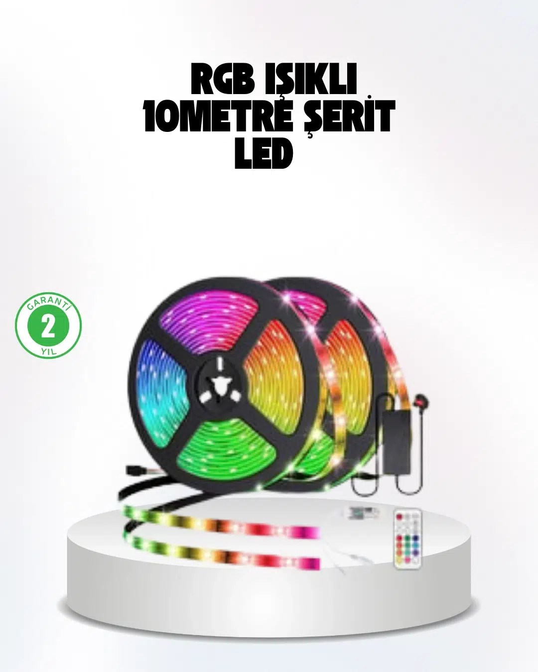 Müziğe Duyarlı Renkli Smart Şerit Led Işık Usb Bağlantılı Ambiyans Aydınlatma