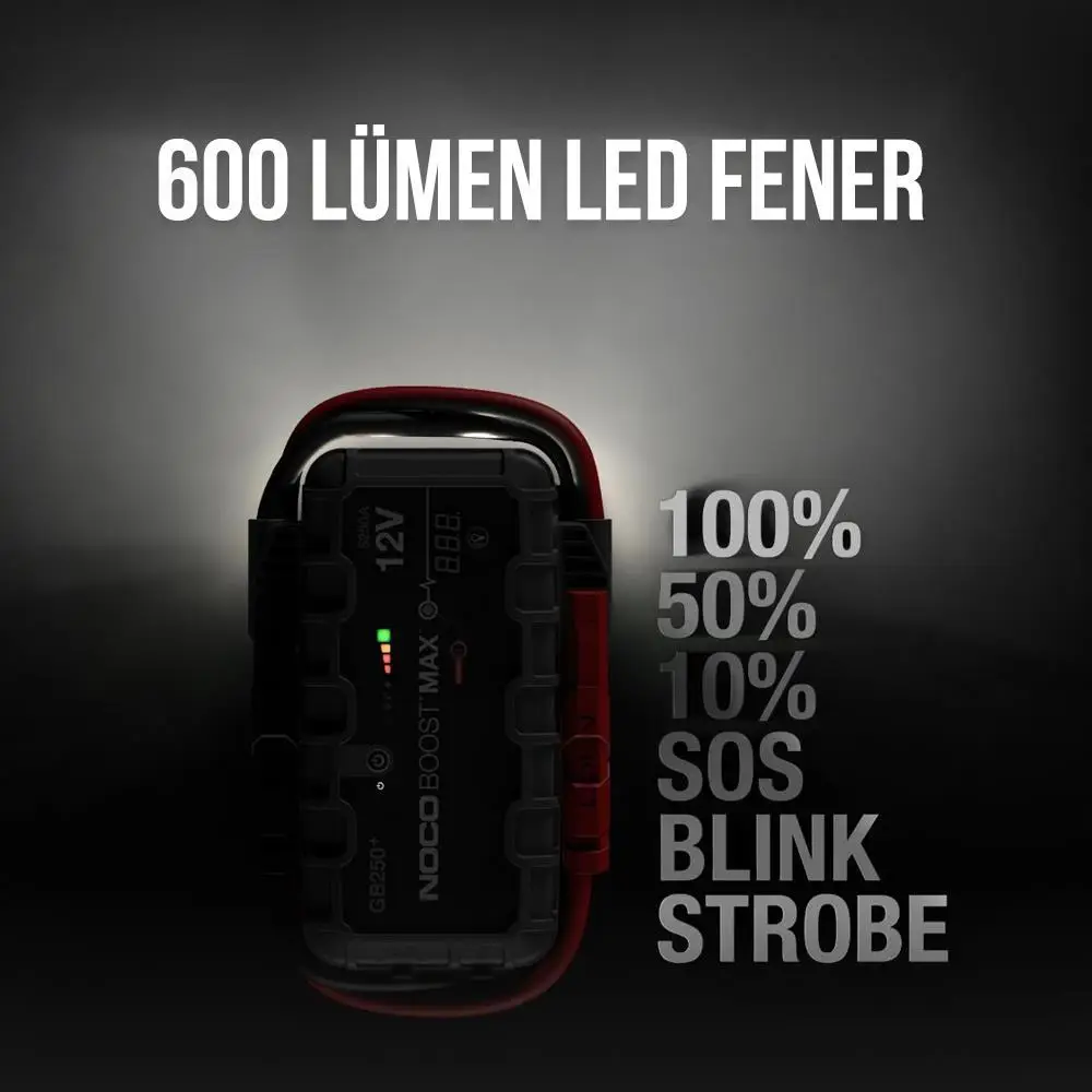 NOCO Genius GB250 12V 5250Amp Ultrasafe Lityum Akü Takviye + Powerbank + Led Lamba NOCO Genius GB250 12V 5250Amp Ultrasafe Lityum Akü Takviye + Powerbank + Led Lamba