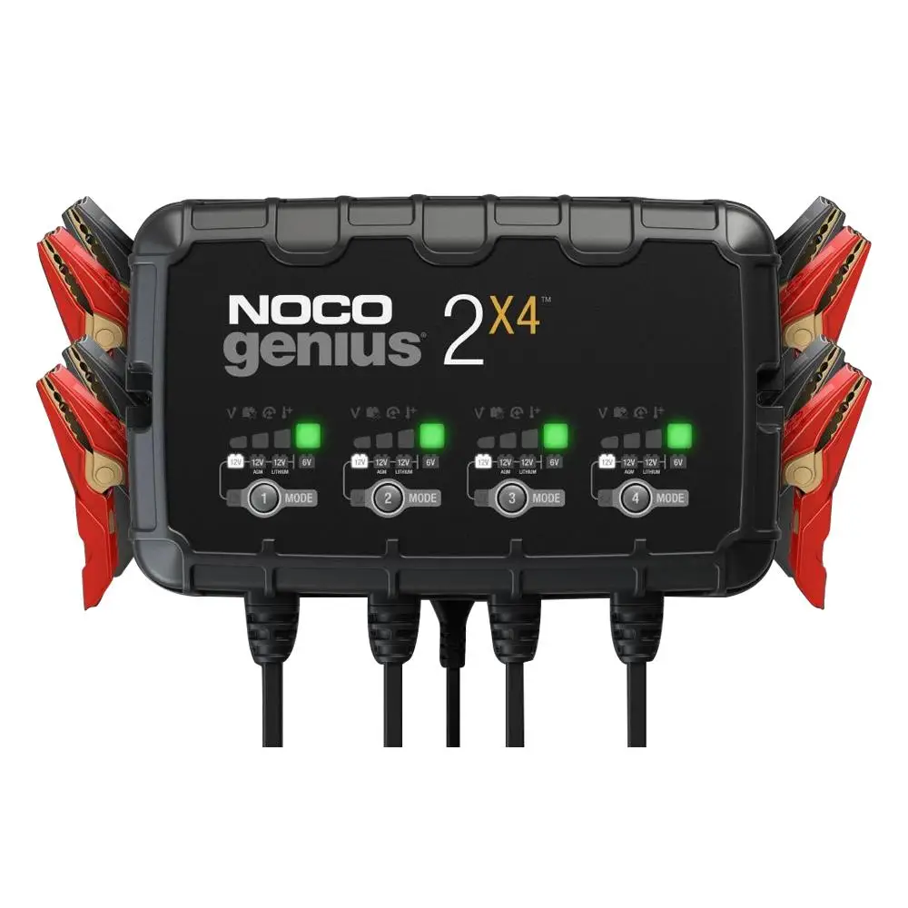 NOCO GENIUS2X4 6V/12V 40A Çoklu/4’Lü Akıllı Akü Şarj ve Akü Bakım/Desülfatör NOCO GENIUS2X4 6V/12V 40A Çoklu/4’Lü Akıllı Akü Şarj ve Akü Bakım/Desülfatör