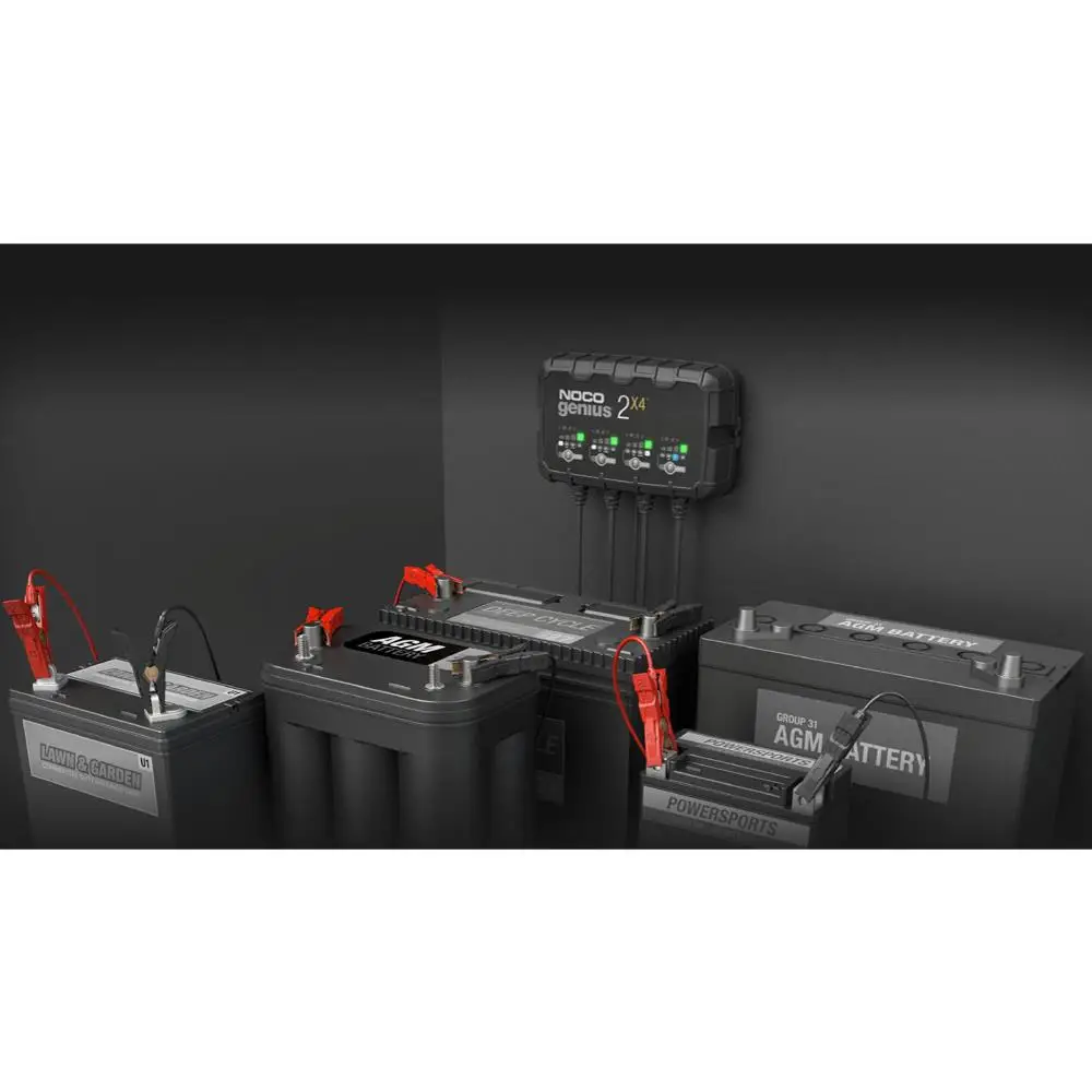 NOCO GENIUS2X4 6V/12V 40A Çoklu/4’Lü Akıllı Akü Şarj ve Akü Bakım/Desülfatör NOCO GENIUS2X4 6V/12V 40A Çoklu/4’Lü Akıllı Akü Şarj ve Akü Bakım/Desülfatör