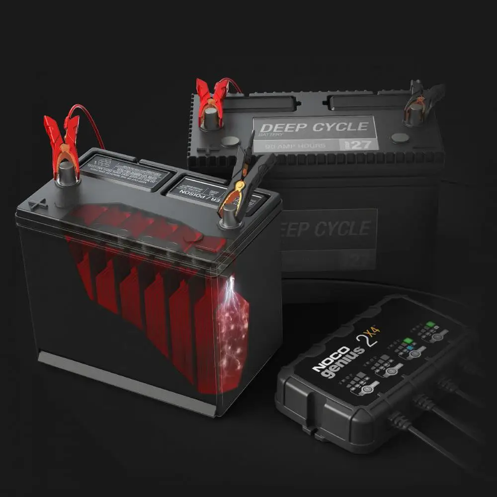 NOCO GENIUS2X4 6V/12V 40A Çoklu/4’Lü Akıllı Akü Şarj ve Akü Bakım/Desülfatör NOCO GENIUS2X4 6V/12V 40A Çoklu/4’Lü Akıllı Akü Şarj ve Akü Bakım/Desülfatör