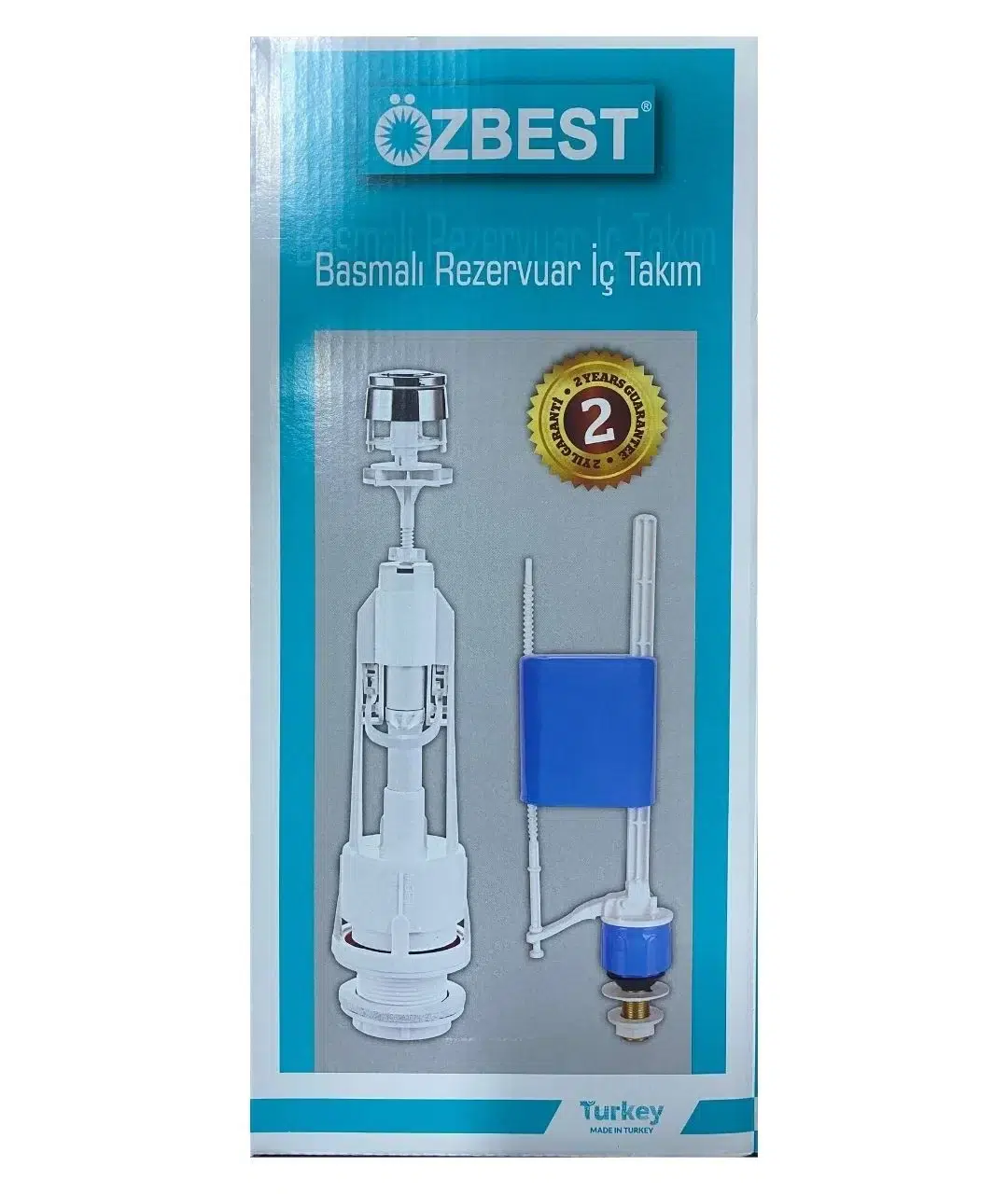 Özbest Su Tasarruflu Basmalı Klozet Rezervuar İç Takımı - Uyumlu Ve Dayanıklı Özbest Su Tasarruflu Basmalı Klozet Rezervuar İç Takımı - Uyumlu Ve Dayanıklı