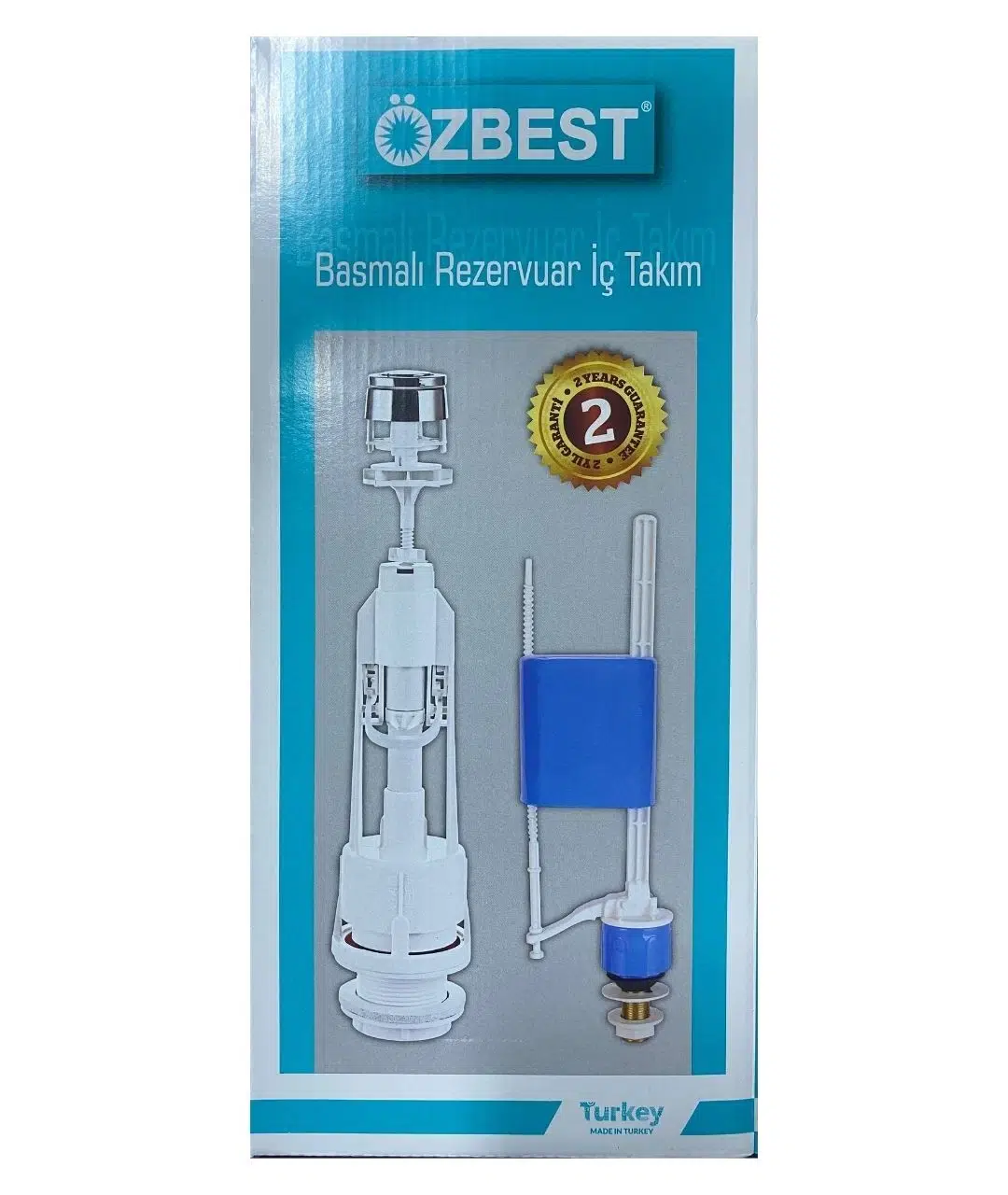 Özbest Su Tasarruflu Basmalı Klozet Rezervuar İç Takımı - Uyumlu Ve Dayanıklı Özbest Su Tasarruflu Basmalı Klozet Rezervuar İç Takımı - Uyumlu Ve Dayanıklı
