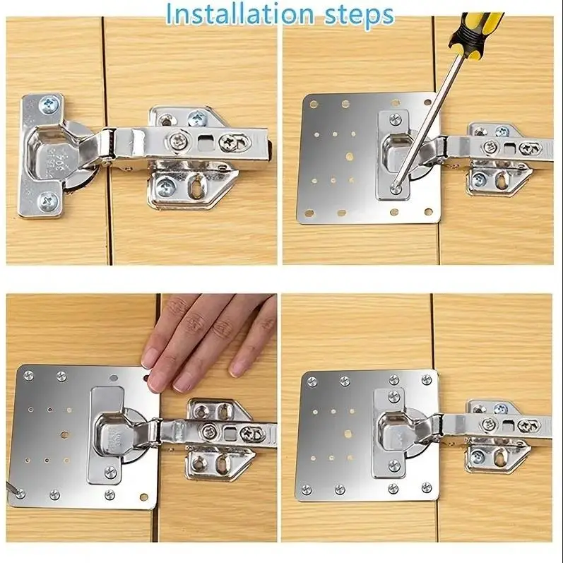 Zhltools Paslanmaz Çelik Menteşe Onarım Plakası Zhltools Paslanmaz Çelik Menteşe Onarım Plakası