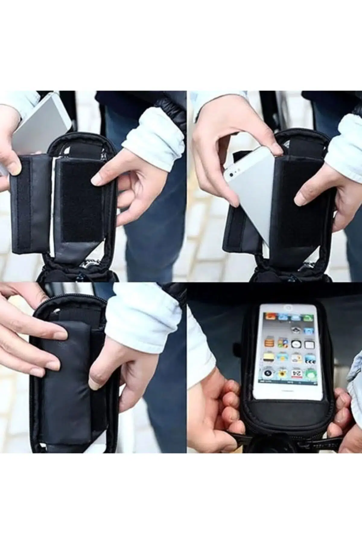 5.5 Inch Telefon Üniversal Su Geçirmez Bisiklet Tutucu - Mavi 5.5 Inch Telefon Üniversal Su Geçirmez Bisiklet Tutucu - Mavi