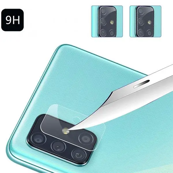 Samsung Galaxy M51 Tempered Cam Kamera Koruyucu Şeffaf Samsung Galaxy M51 Tempered Cam Kamera Koruyucu Şeffaf