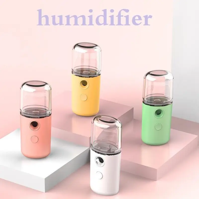 Şarjlı Mini Yüz Nemlendirici Dezenfektan Cihazı Mist Sprayer Şarjlı Mini Yüz Nemlendirici Dezenfektan Cihazı Mist Sprayer