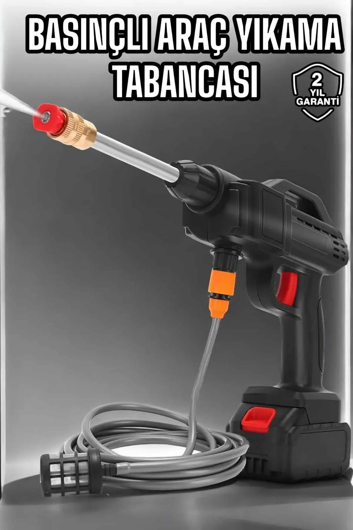 Şarjlı Oto Yıkama Tabancası Su Basınçlı Hazneli Bataryalı Şarjlı Oto Yıkama Tabancası Su Basınçlı Hazneli Bataryalı