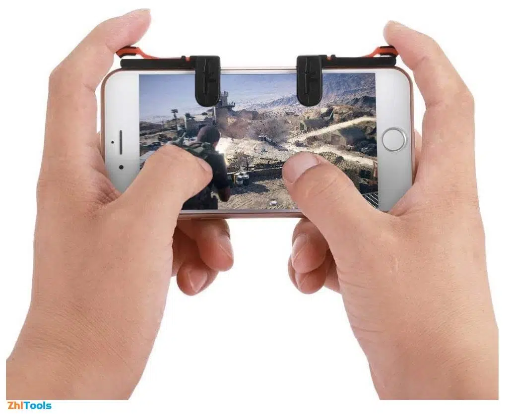 Sepetegelsin Pubg Fortnite Cep Telefonları Için Oyun Adaptörü Ikili Ateş Tetik Set