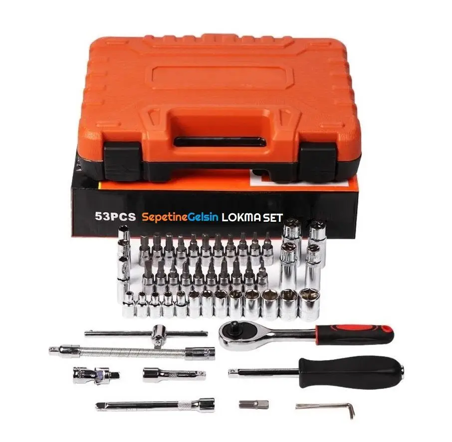 Oto4 Germany Cr-v Max 1/4 Cırcırlı 53 Parça Lokma Anahtar Takımı Bits Uç Seti Tam Set Oto4 Germany Cr-v Max 1/4 Cırcırlı 53 Parça Lokma Anahtar Takımı Bits Uç Seti Tam Set