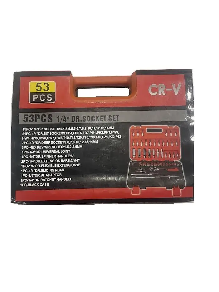 Oto4 Germany Cr-v Max 1/4 Cırcırlı 53 Parça Lokma Anahtar Takımı Bits Uç Seti Tam Set Oto4 Germany Cr-v Max 1/4 Cırcırlı 53 Parça Lokma Anahtar Takımı Bits Uç Seti Tam Set