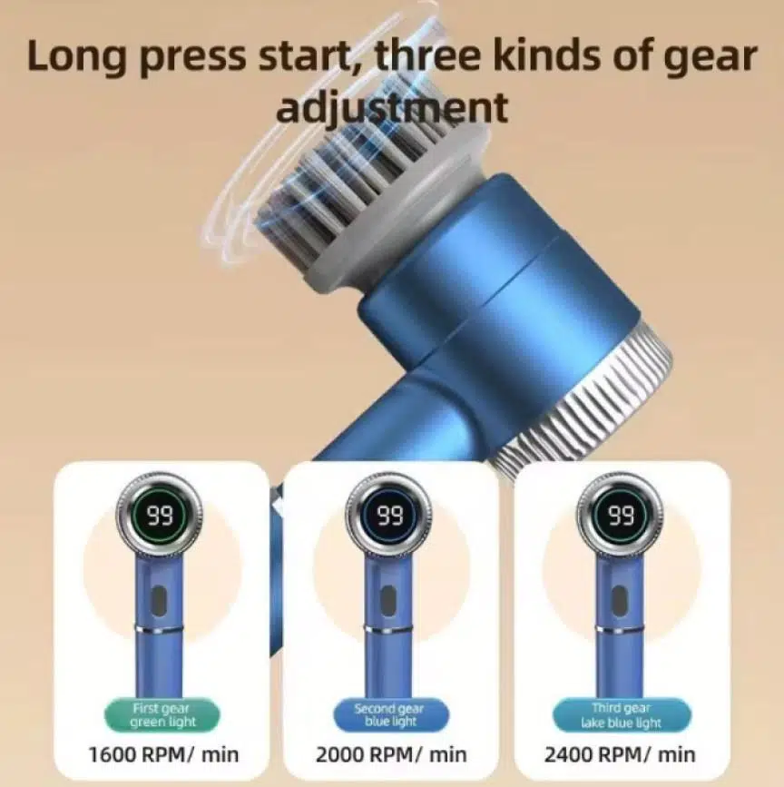 Sepetinegelsin Profesyonel 5i 1 Arada Şarjlı Temizlik Fırçası Sepetinegelsin Profesyonel 5i 1 Arada Şarjlı Temizlik Fırçası