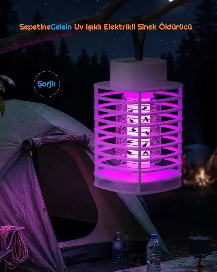 Sepetinegelsin Uv Işıklı Elektrikli Sinek Öldürücü