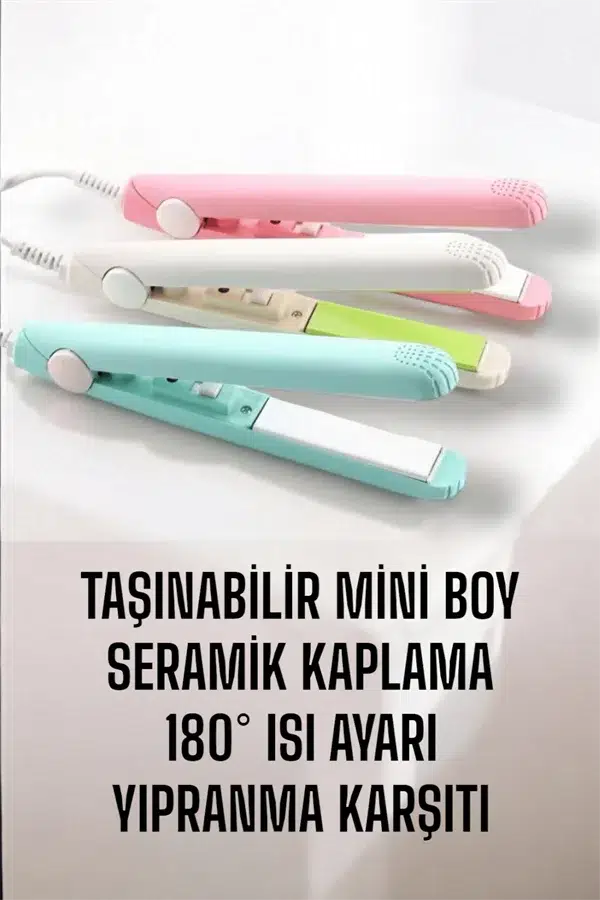 Seramik Kaplama Taşınabilir Mini Saç Düzleştirici Seyahat Dostu Tasarım Seramik Kaplama Taşınabilir Mini Saç Düzleştirici Seyahat Dostu Tasarım
