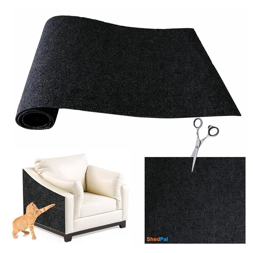 Shed Pal Yapışkanlı Kedi Tırmalama Halısı 100x30Cm Siyah
