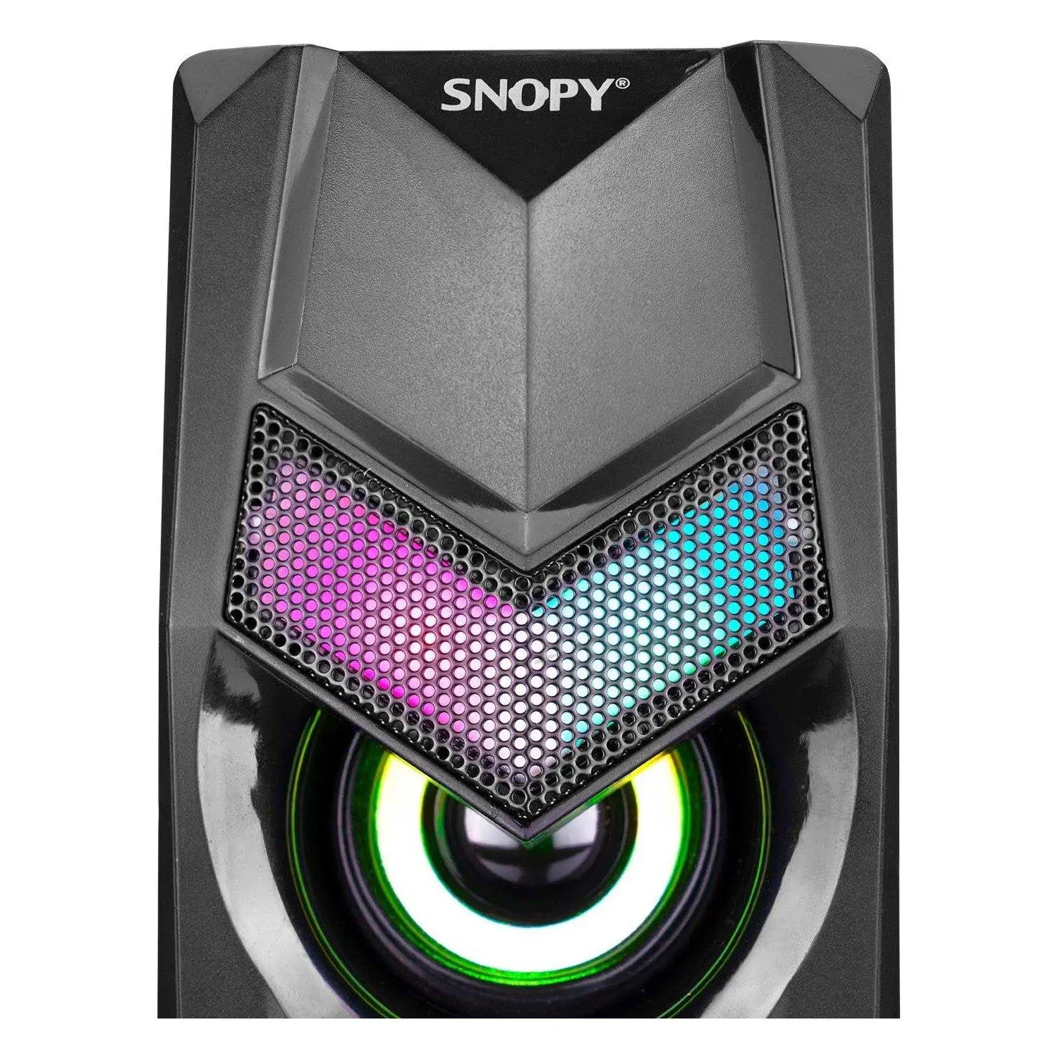 Snopy Sn-x25 Rgb Işıklı 3Wx2 Siyah Usb Spiker Bilgisayar Hoparlörü Snopy Sn-x25 Rgb Işıklı 3Wx2 Siyah Usb Spiker Bilgisayar Hoparlörü
