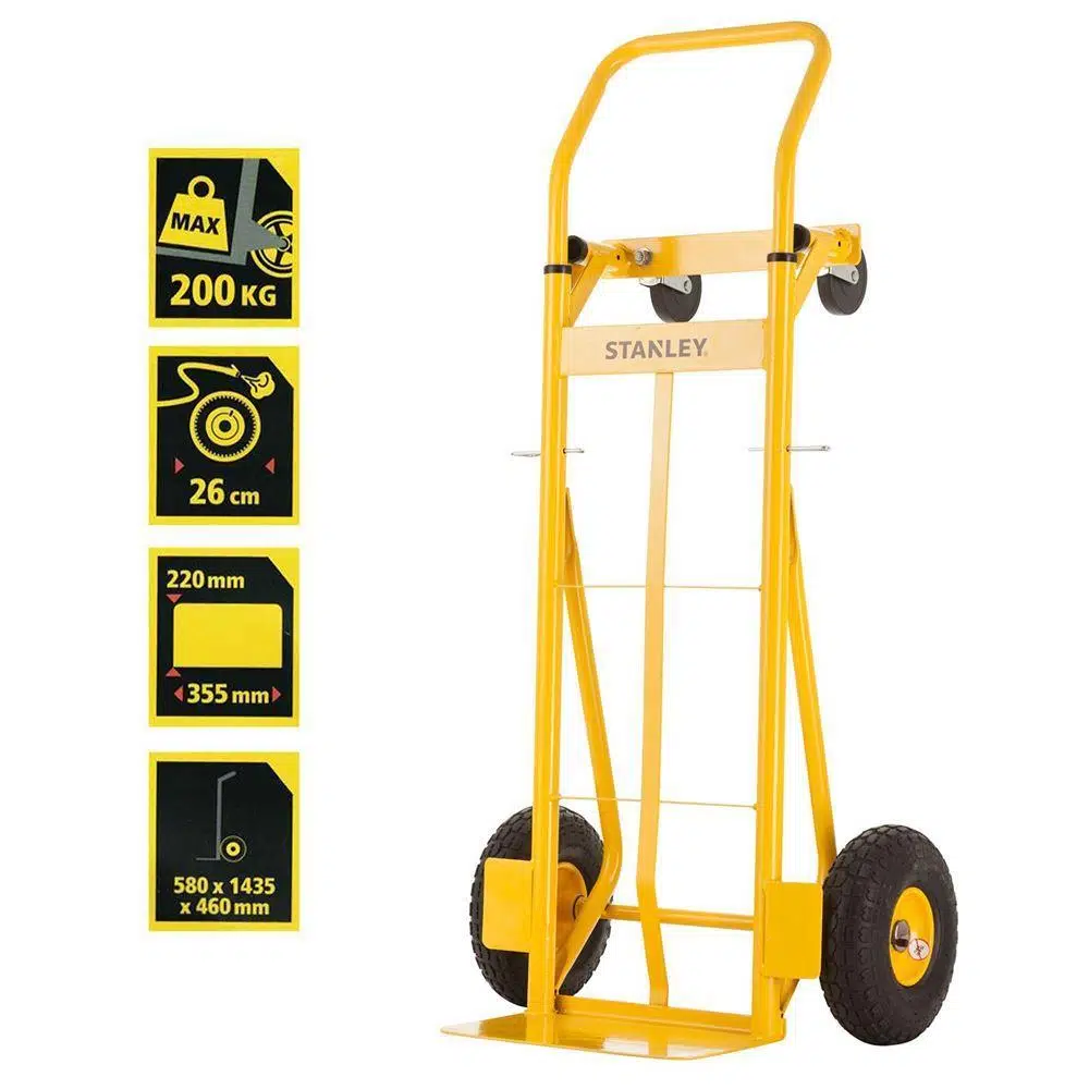 Stanley MT519 150/200Kg Endüstriyel Çok Fonksiyonlu El Arabası Stanley MT519 150/200Kg Endüstriyel Çok Fonksiyonlu El Arabası