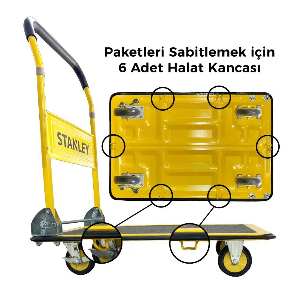 Stanley PC537 150Kg Profesyonel Paket Taşıma Arabası Stanley PC537 150Kg Profesyonel Paket Taşıma Arabası