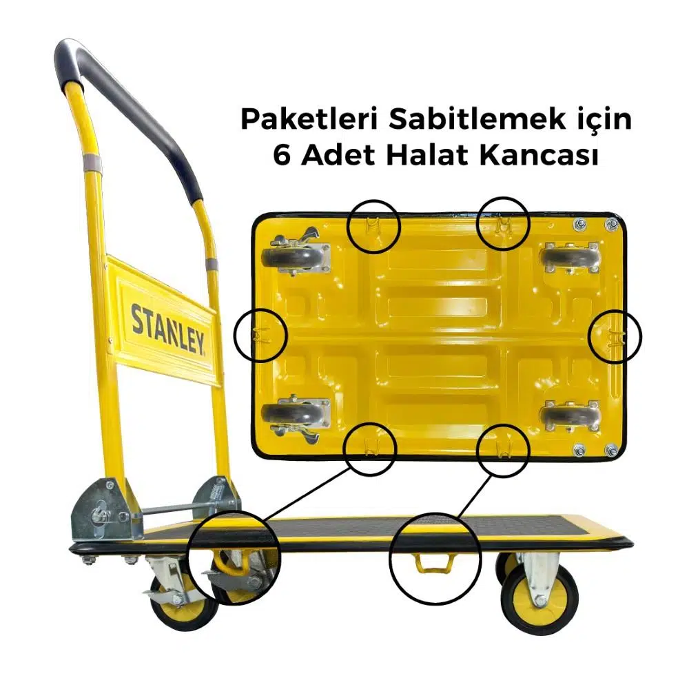 Stanley PC538 300Kg Profesyonel Paket Taşıma Arabası Stanley PC538 300Kg Profesyonel Paket Taşıma Arabası