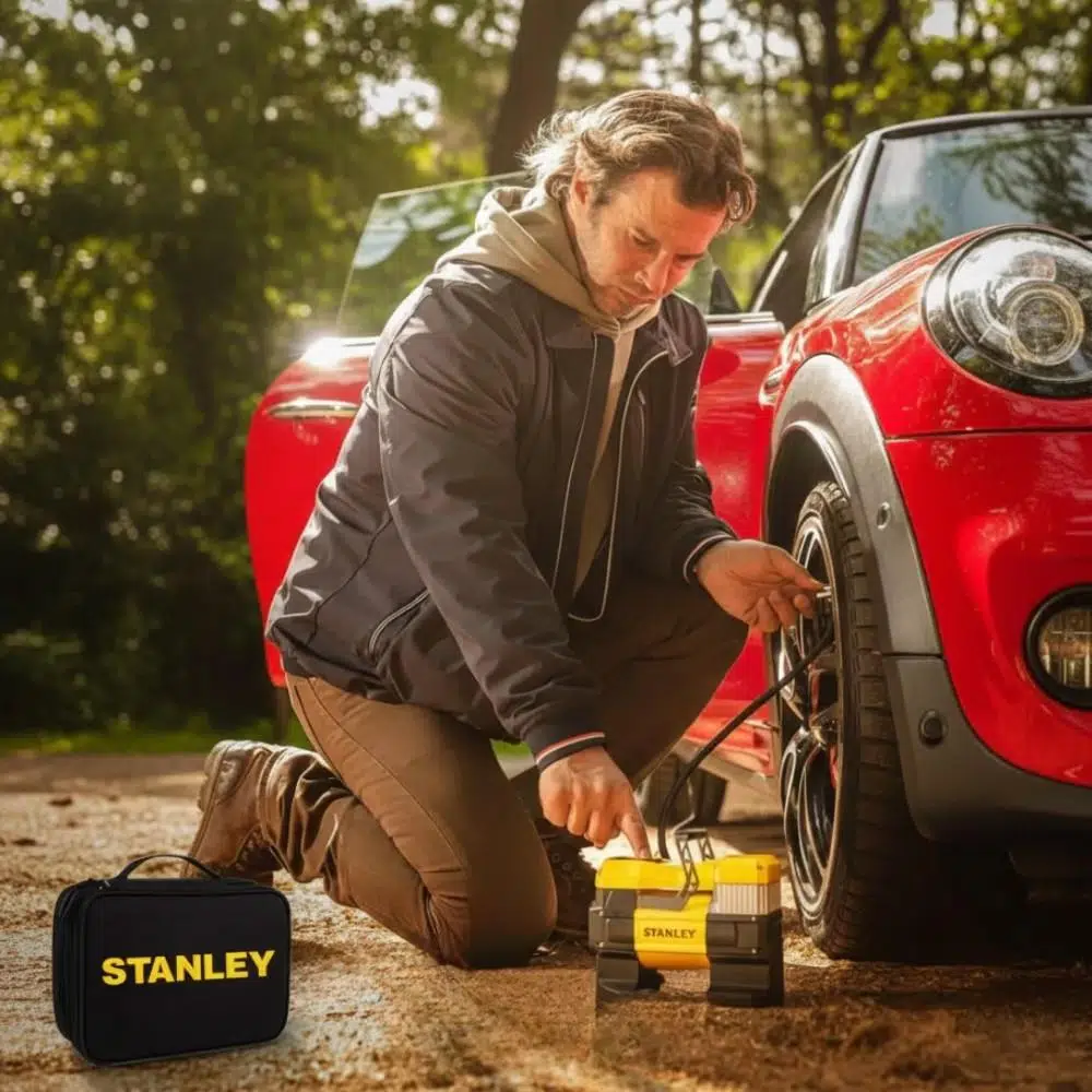 STANLEY SXIF0001 12Volt 150 PSI Dijital Basınç Göstergeli Lastik Şişirme Pompası + Led Lamba STANLEY SXIF0001 12Volt 150 PSI Dijital Basınç Göstergeli Lastik Şişirme Pompası + Led Lamba