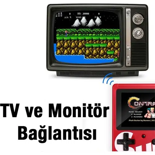 Sup 400 Nostalji Oyunlu Taşınabilir Retro Mini Atari Gameboy ALL-36165 Sup 400 Nostalji Oyunlu Taşınabilir Retro Mini Atari Gameboy ALL-36165
