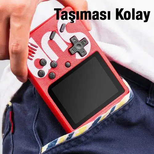 Sup 400 Nostalji Oyunlu Taşınabilir Retro Mini Atari Gameboy ALL-36165 Sup 400 Nostalji Oyunlu Taşınabilir Retro Mini Atari Gameboy ALL-36165