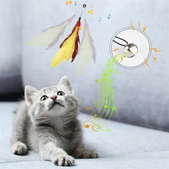 Süslüpati Tüylü Çanlı Ayarlanabilir Peluş Kedi Oyun Oltası Süslüpati Tüylü Çanlı Ayarlanabilir Peluş Kedi Oyun Oltası