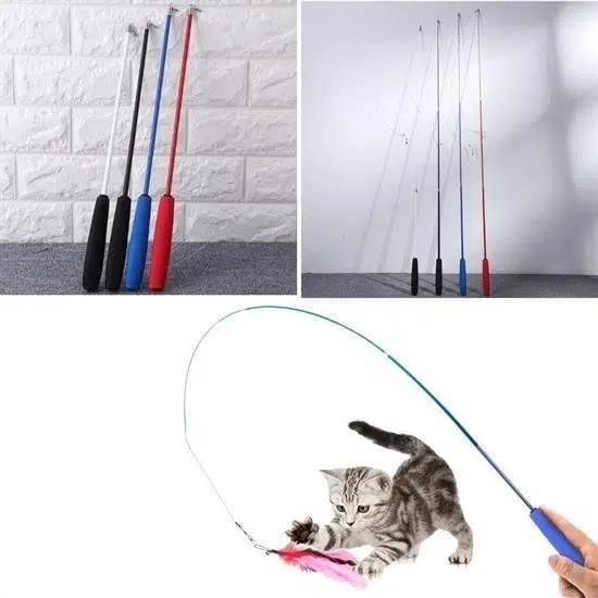 Süslüpati Tüylü Çanlı Ayarlanabilir Peluş Kedi Oyun Oltası Süslüpati Tüylü Çanlı Ayarlanabilir Peluş Kedi Oyun Oltası