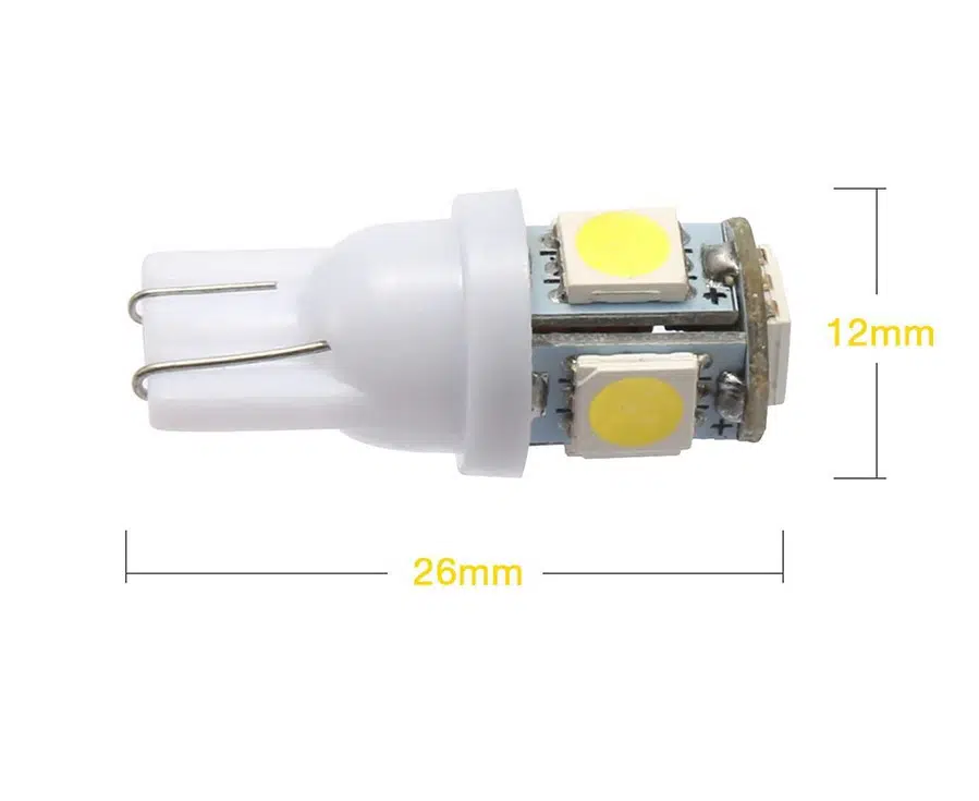 Zhltools T10 Led Ampul Led Park Ampülü Gündüz Farı Oto Dipsiz Led