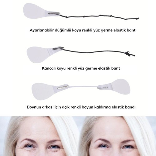 Yüz Kaş Ve Boyun Gerdirme Bant Seti Yüz Kaş Ve Boyun Gerdirme Bant Seti