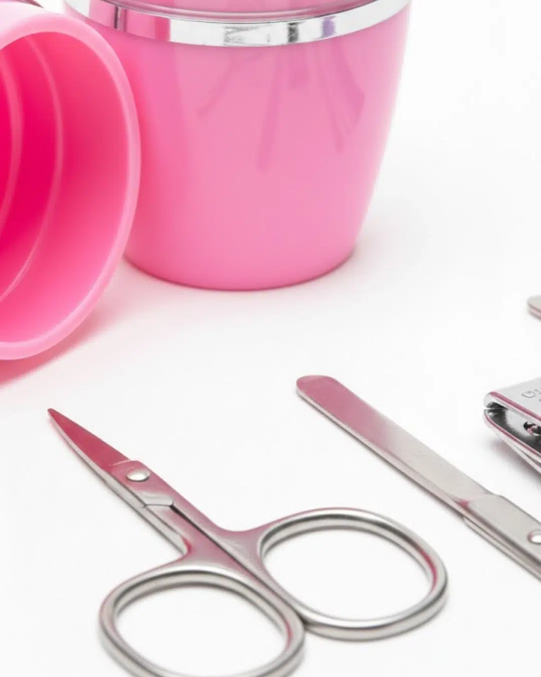 Tırnak Bakım Manikür Pedikür Seti 4 Parça Pembe Pratik Günlük Kullanım Tırnak Bakım Manikür Pedikür Seti 4 Parça Pembe Pratik Günlük Kullanım