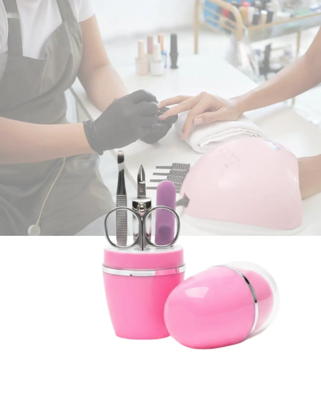 Tırnak Bakım Manikür Pedikür Seti 4 Parça Pembe Pratik Günlük Kullanım Tırnak Bakım Manikür Pedikür Seti 4 Parça Pembe Pratik Günlük Kullanım