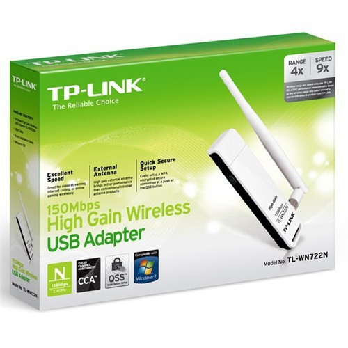 Tl-wn722n 150mbps Kablosuz Usb Antenli Adaptör Tl-wn722n 150mbps Kablosuz Usb Antenli Adaptör