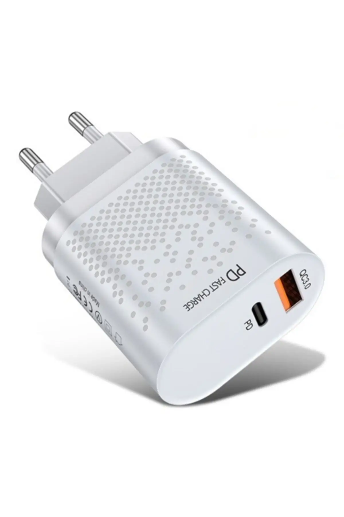 Uslion 18w Usb Qc3.0 Şarj Pd3.0 Hızlı Şarj Aleti Şarj Başlık - Beyaz