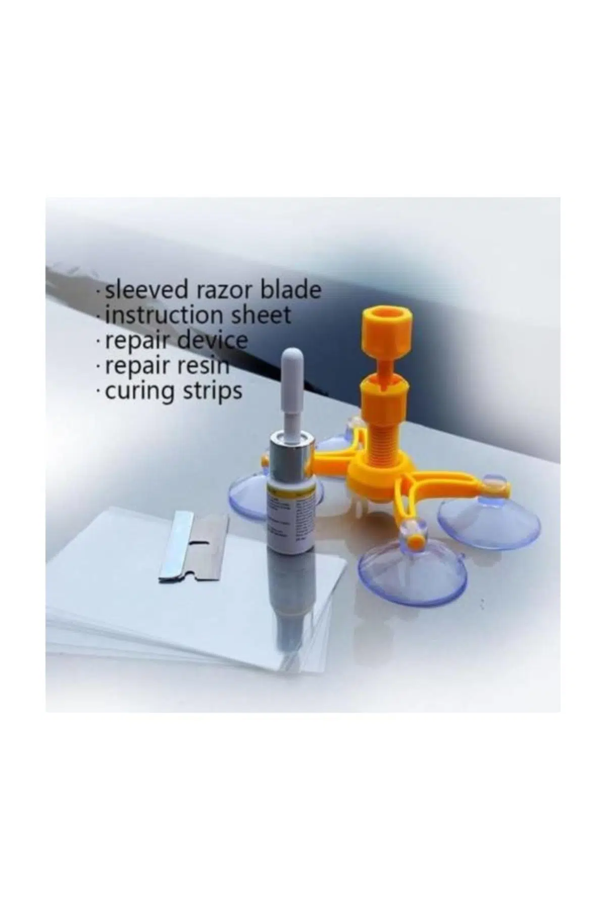 Zhltools Vantuzlu Araba Ön Cam Çatlak-taş Vuruğu Cam Tamir Seti Zhltools Vantuzlu Araba Ön Cam Çatlak-taş Vuruğu Cam Tamir Seti