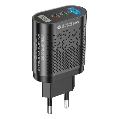 Uslion 1 USB / 2 Type-C Girişli Pd 58W Uslion Quick Charge Hızlı Şarj Başlığı Adaptör Uslion 1 USB / 2 Type-C Girişli Pd 58W Uslion Quick Charge Hızlı Şarj Başlığı Adaptör