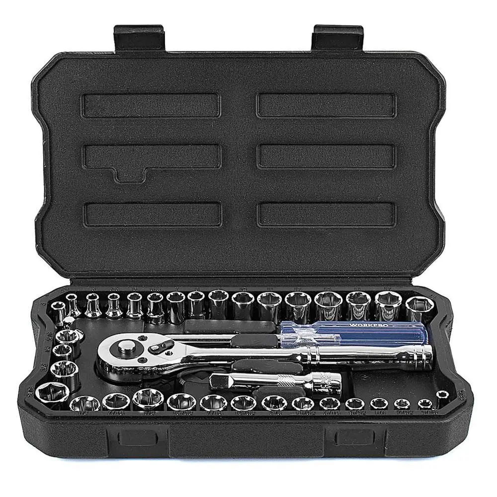 WORKPRO WP202536 39 Parça 3/8’’ 1/4’’ CR-V Metrik/İnç Profesyonel Lokma Takımı WORKPRO WP202536 39 Parça 3/8’’ 1/4’’ CR-V Metrik/İnç Profesyonel Lokma Takımı