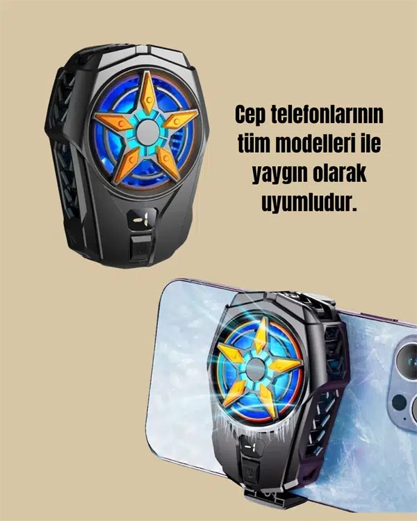 Yarı İletken Soğutmalı Mobil Fan – Akıllı Telefonlar İçin Soğutucu Yarı İletken Soğutmalı Mobil Fan – Akıllı Telefonlar İçin Soğutucu