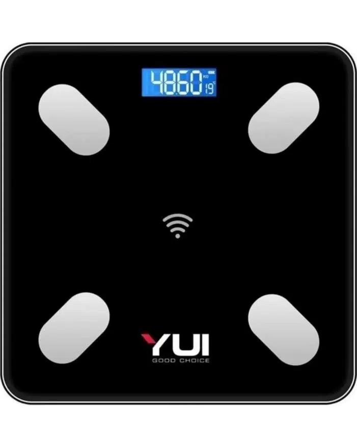 Yui KB13 Akıllı Bluetooth Şarjlı Tartı Siyah