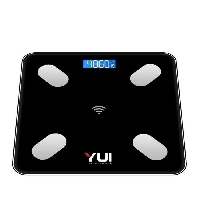Yui KB13 Akıllı Bluetooth Şarjlı Tartı Siyah Yui KB13 Akıllı Bluetooth Şarjlı Tartı Siyah