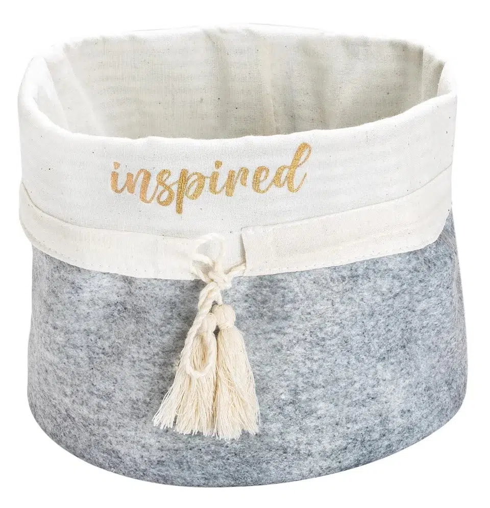 Yuvarlak Katlanabilir Çok Amaçlı Saklama Organizer Kutu Keçe Sepet (mini) - 03402 Yuvarlak Katlanabilir Çok Amaçlı Saklama Organizer Kutu Keçe Sepet (mini) - 03402