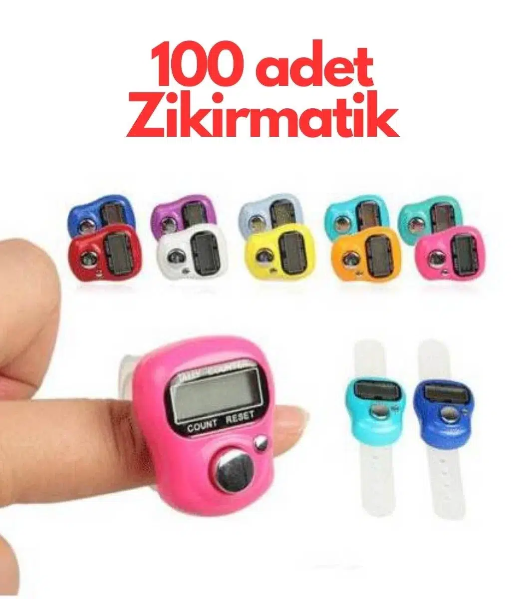Yüzük Zikir Matik ( 100 Adet ) Yüzük Zikir Matik ( 100 Adet )
