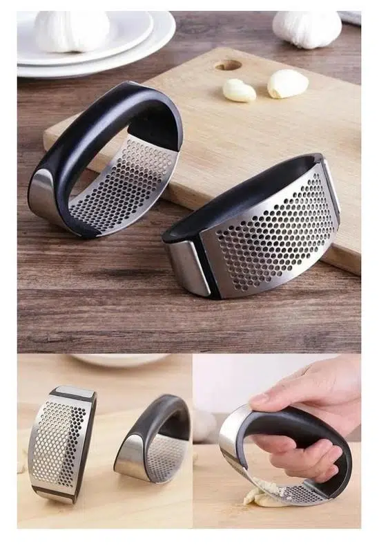 Zhlhome Ergonomik Tutma Saplı Çelik Sarımsak Ezici Zhlhome Ergonomik Tutma Saplı Çelik Sarımsak Ezici